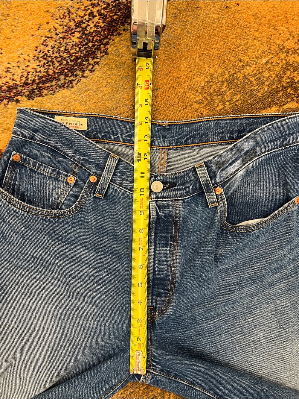 Levi’s 501 90’s lightweight midrise jeans Sz 30x29 - Picture 14 of 16